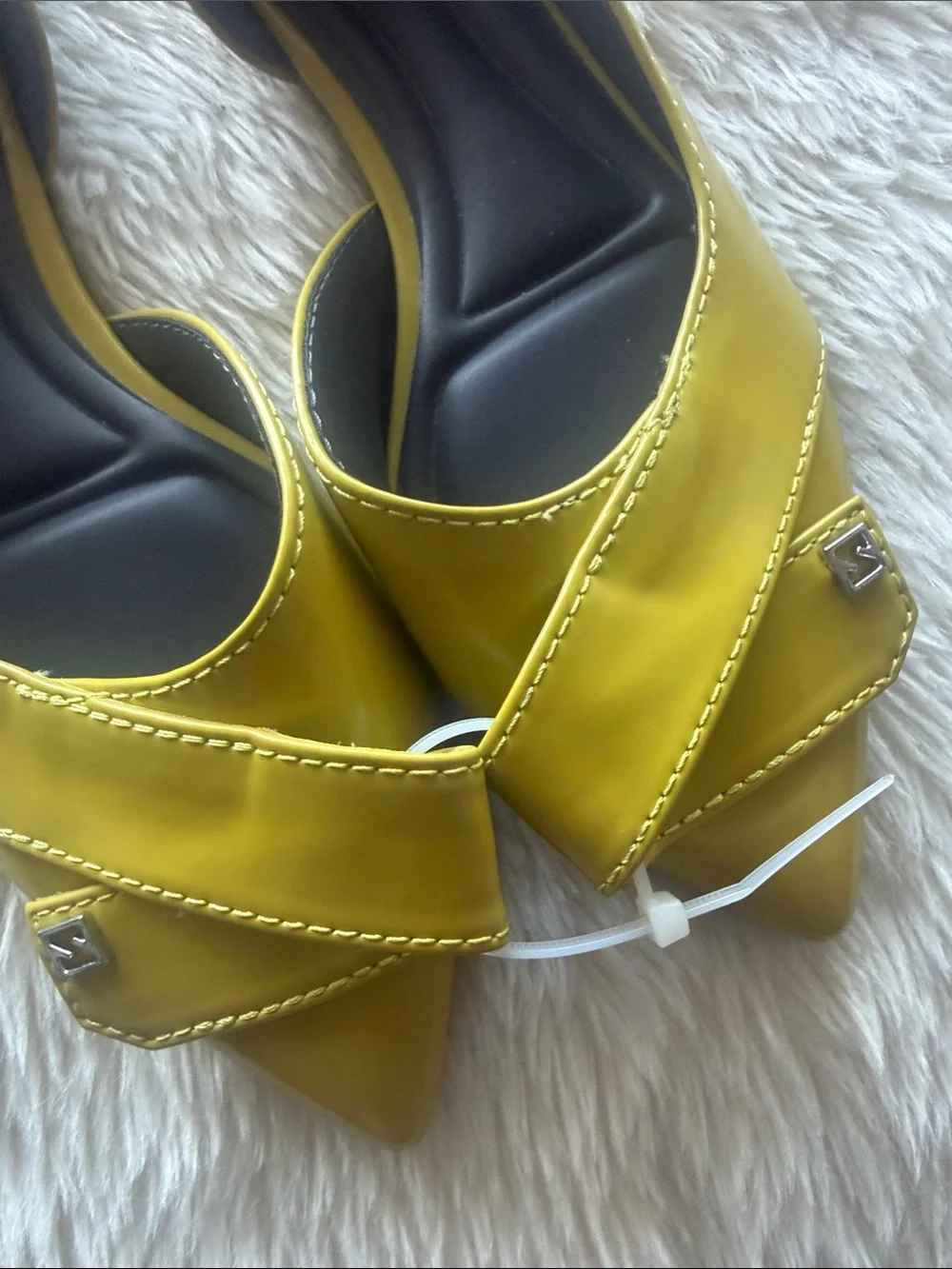 Sarto by Franco Sarto Yellow Pointed-Toe Flats